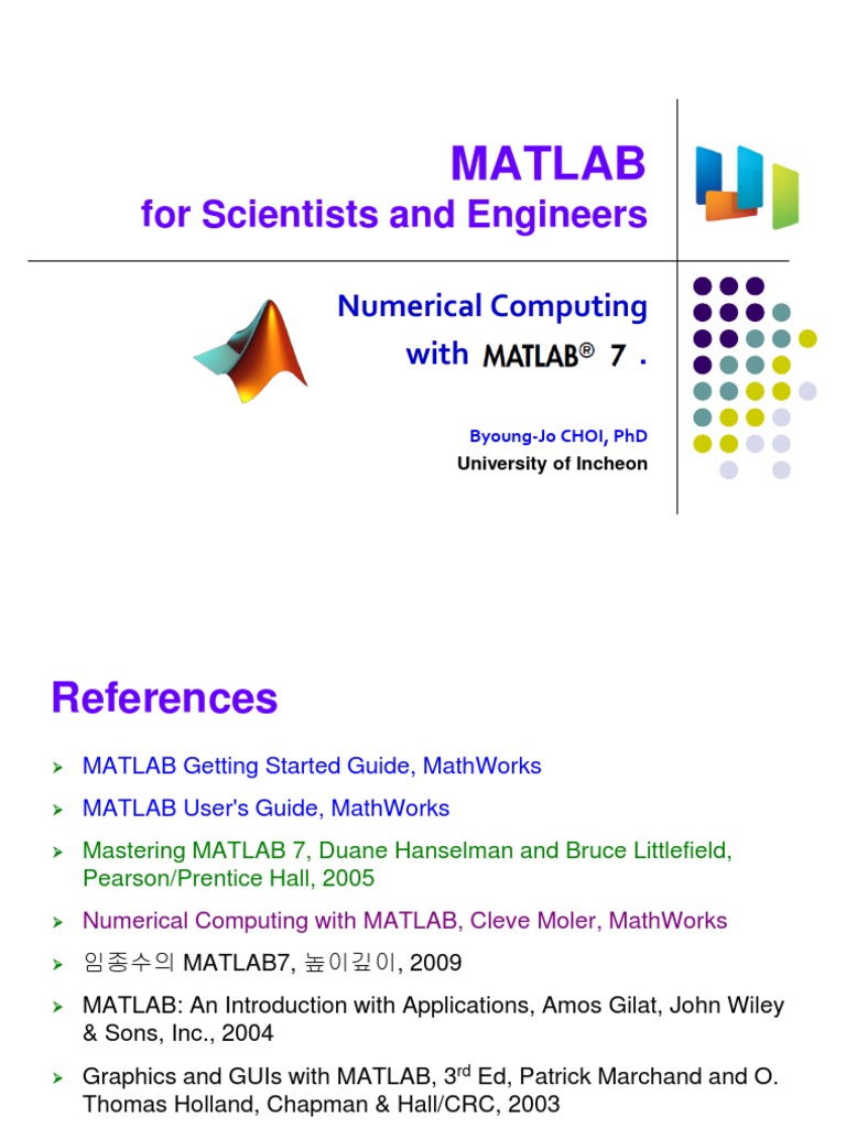 CH 3 Script M-Files | PDF | Matlab | Parameter (Computer Programming)