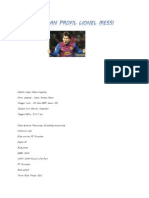 Biodata Dan Profil Lionel Messi