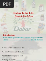 Download Dabur India Ltd Brand Management Presentation Anuranjan by AnuranjanSinha SN16874740 doc pdf