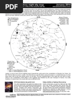 Download January 2014 night sky chart by Powerhouse Museum SN168757054 doc pdf