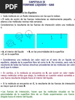 Interfase Liquido - Gas