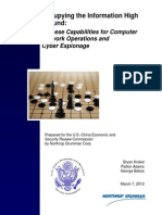 USCC Report Chinese CapabilitiesforComputer NetworkOperationsandCyberEspionage