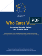 Who Cares Wins - Connecting Financial Markets To A Changing World (June 2004)