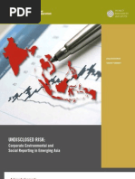 Download Undisclosed Risk Corporate Environmental and Social Reporting in Emerging Asia April 2009 by IFC Sustainability SN16876800 doc pdf