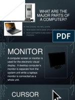 What Are The Major Parts of A Computer
