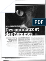 Alain de Benoist - Des Animaux Et Des Hommes