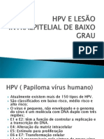 HPV e Lesão Intraepitelial de Baixo Grau