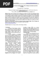 Download The Effect of Teaching Vocabulary through the Diglot Weave Technique and Attitude towards This Technique by Dr Azadeh Nemati SN168792379 doc pdf