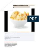 Easy Mango Icecream Recipe: View Full Size Get Embed Code