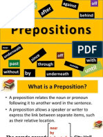 prepositions for website