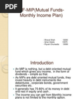 MF-MIP (Mutual Funds-Monthly Income Plan)