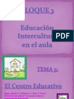 Tema 5. El Centro Educativo