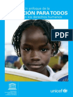 Un Enfoque de La EDUCACION PARA TODOS Basado en Los Derechos Humanos