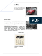 Roadster (Automobile) : Design History