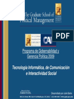 Tecnología Informática, de Comunicación e Interactividad Social