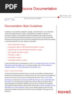 Open Source Documentation: Novell