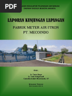 Download LAPORAN KUNJUNGAN LAPANGAN KE PABRIK WATER METER ITRON by Jakarta Water Supply Regulatory Body SN168821228 doc pdf
