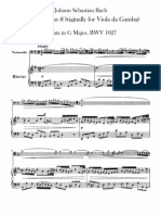 3 Sonatas For Viola Da Gamba and Harpsichord, BWV 1027-1029