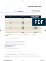 FormulÃrio para DeclaraÃ Ão de Faturamento