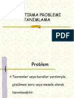 3-Araştırma Problemi Tanımlama