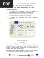 Análise, Critérios e Normas da Qualidade da Água
