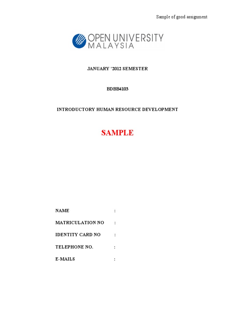 Human Resource Development Overview | PDF | Organization Development ...