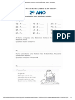 Atividades de Matematica Para Educação Infantil - 2º ANO - Atividade 4