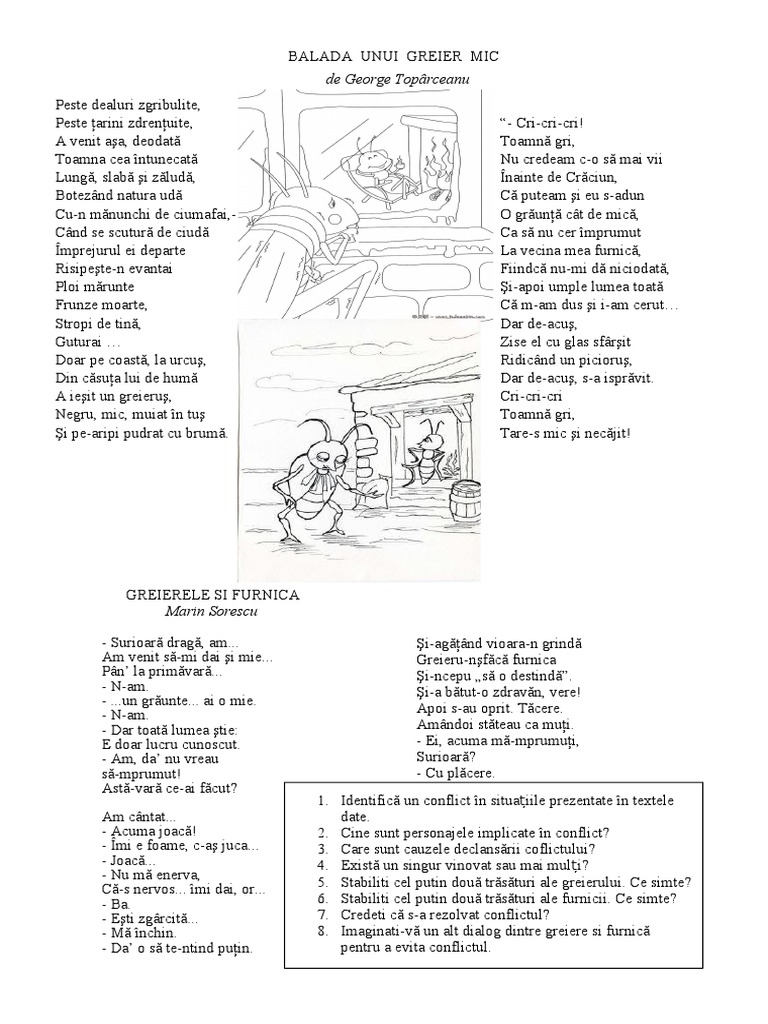 Balada Unui Greier Mic