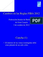 Cambios en Las Reglas FIBA 2012