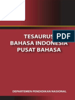 Kamus Tesaurus Bahasa Indonesia