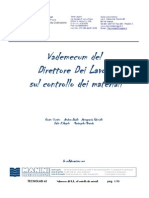 Vademecum Del Direttore Dei Lavori Sul Controllo Dei Materiali