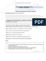 Transportes GEOGRAFIA ficha trabalho 9oAno