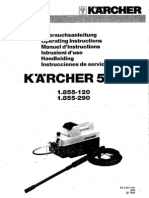 Karcher 580 Manual