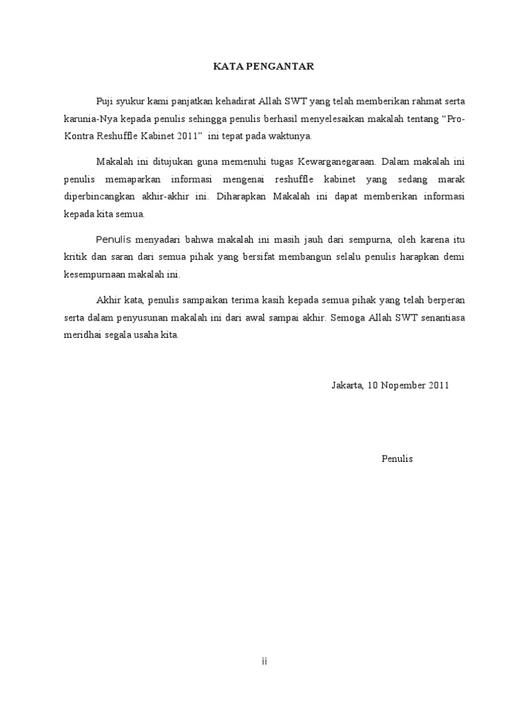 Kata Pengantar Cinta