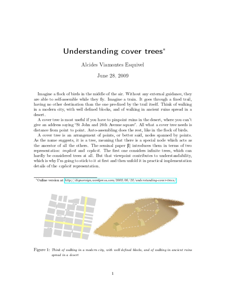 Understanding Cover Trees Explained | PDF | Dimension | Theoretical ...