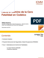 HS Conference 2012 Tech - Control de Fatalidades - William Henott (Codelco) SPANISH