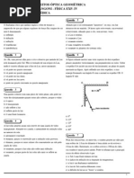 Lista i Optica Geometrica Fisica Experimental IV