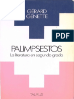Genette Gerard- Palimpsestos- La Literatura en Segundo Grado