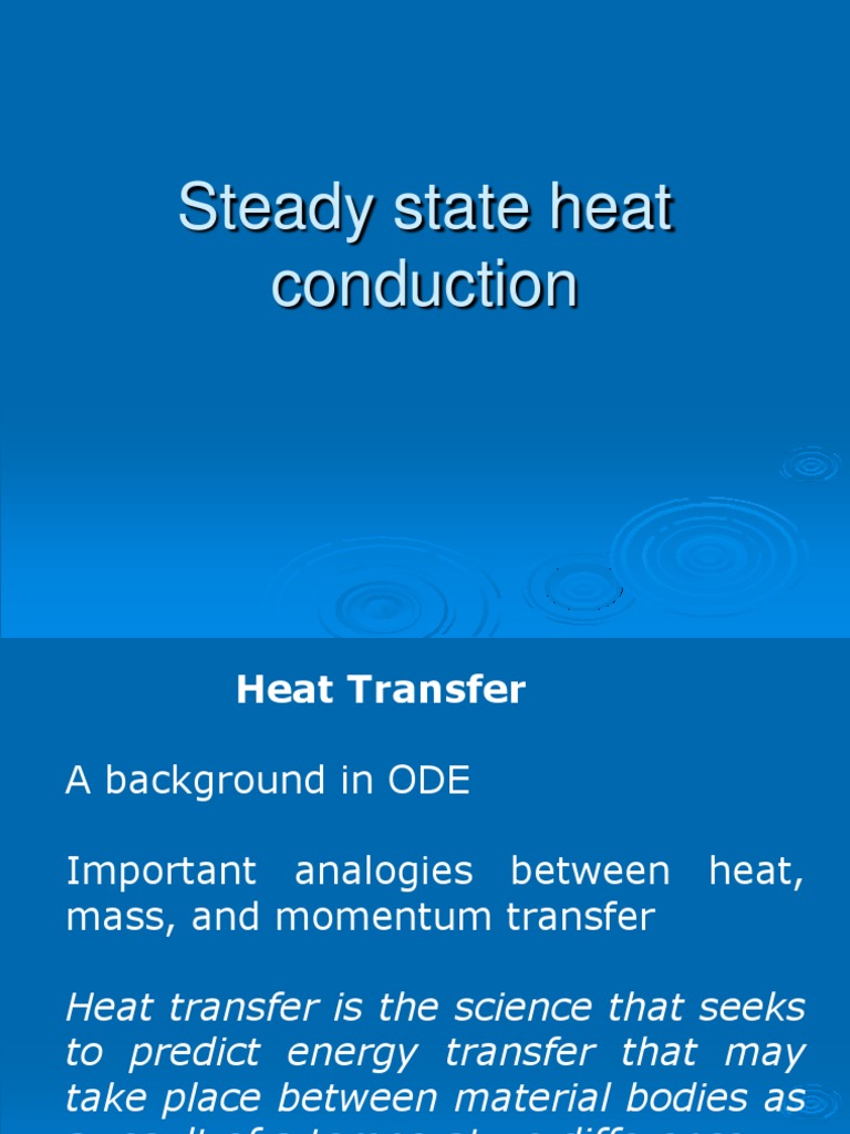 Steady State Heat Conduction Analysis | PDF | Heat Transfer | Thermal ...