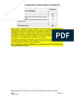 Evaluation Grid for Global Price Contracts