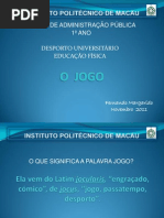 O  JOGO