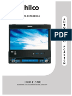 Manual Com Esquema Auto Radio LCD Philco Mod. Pca 610N PDF