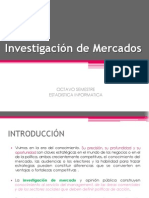 Investigacion de Mercados Introduccion y Clasificacion