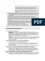 Conciliation and Mediation Functions