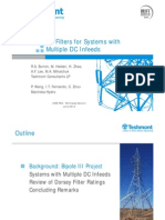AC Filters For Systems With Multiple DC Infeeds