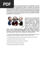 Introdução às Ciências Sociais I