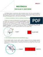 AULA 04 - MECÂNICA Movimento Circular e Uniforme