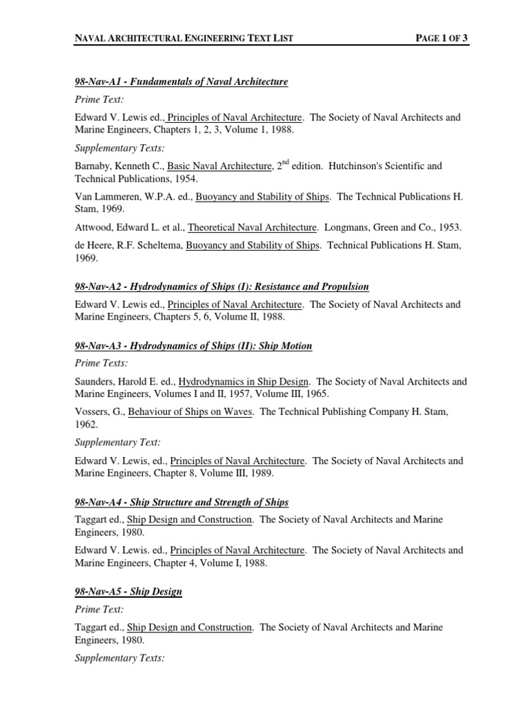 Ship design and construction pdf