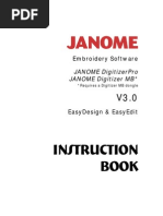 Janome - Digitizer MB - UserManual