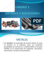 Metales y Aleaciones Unidad 3